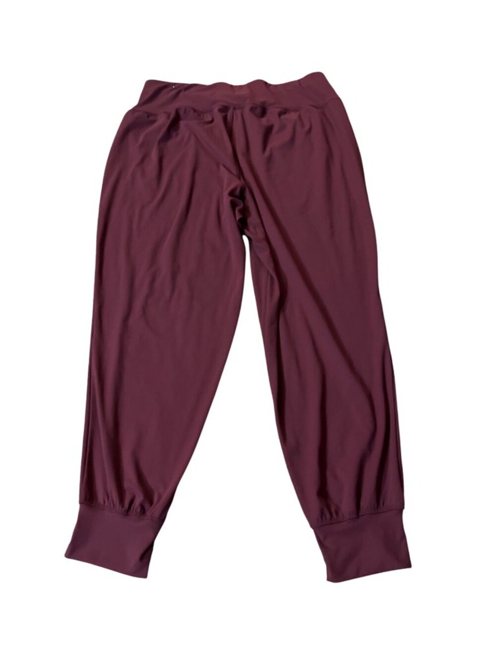 Lane Bryant LIVI Active Jogger Pants Burgundy High Rise Women's 14/16 Used - Picture 4 of 13